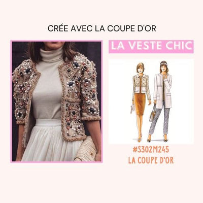 Crée avec la coupe d'or - La veste chic