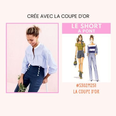 Crée avec la coupe d'or - Le short à pont